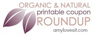 Organic and Natural Printable Coupon Roundup