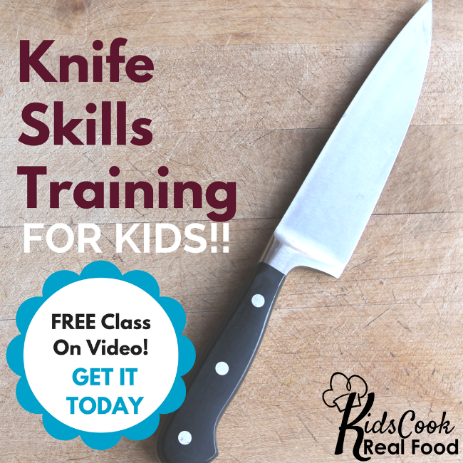 Free Knife Skills Training for Kids | AmyLovesIt.com