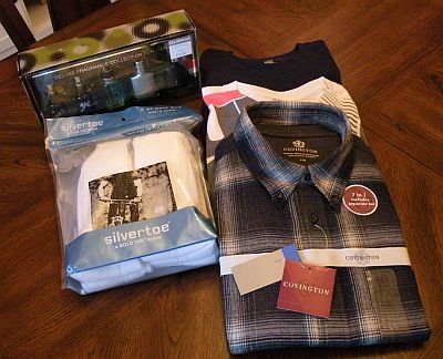 Sears 001 Cologne Gift Set, Socks, 3 Shirts