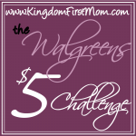 Walgreen's $5 Challenge (1)