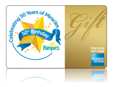Pampers - 50 gift card AMEX
