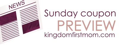 Sunday Coupon Preview