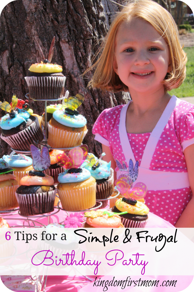 Six Tips for a Simple and Frugal Birthday Party