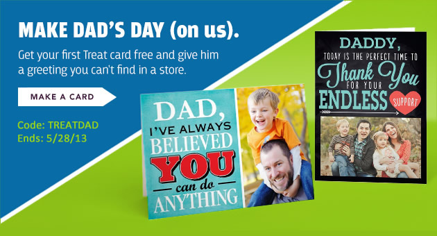 Free Father's Day Card from Treat