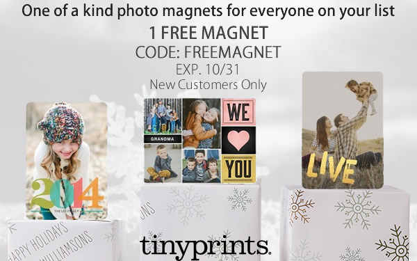 Tiny Prints Free Magnet