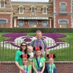 Our family at Disneyland, April 2014