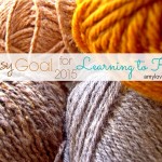 Artsy Goal for 2015: Learning to Knit