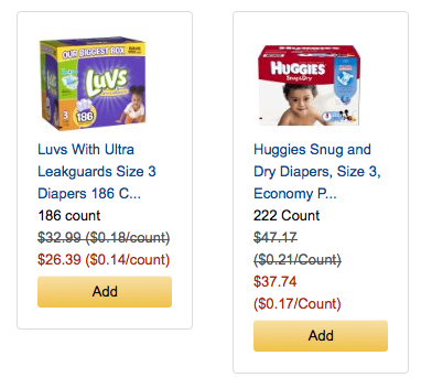 50% Huggies Diapers, Pull-Ups, or Goodnites for New Amazon Mom Members