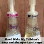How I Make My Children’s Soap and Shampoo Last Longer | AmyLovesIt.com