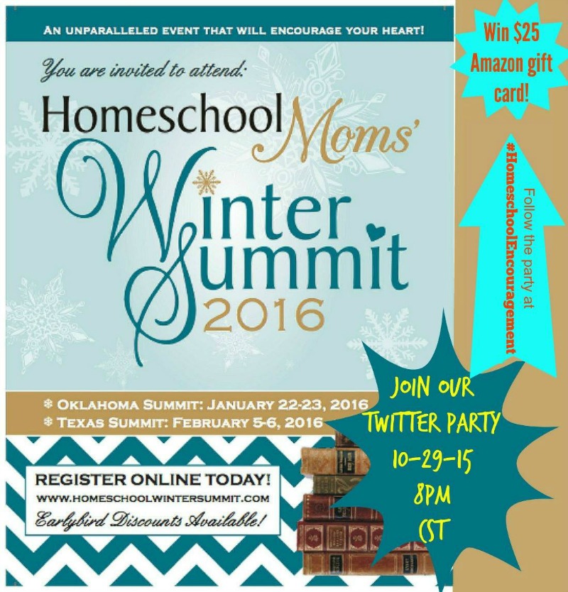 Homeschool Moms' Winter Summit Twitter Party