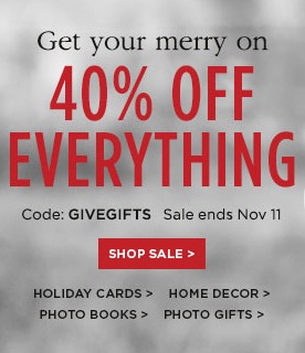 Shutterfly 40 off Everything | AmyLovesIt.com