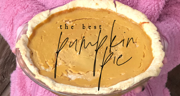 pumpkin pie recipe || amynorton.net